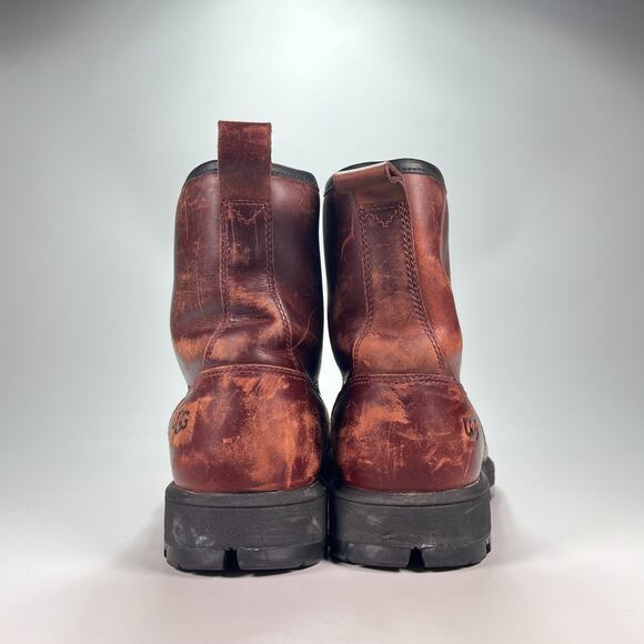 UGG Kirkson Brown Waterproof Leather Comfort Winter Boots 1120992 Men’s Size 8 - Picture 5 of 10